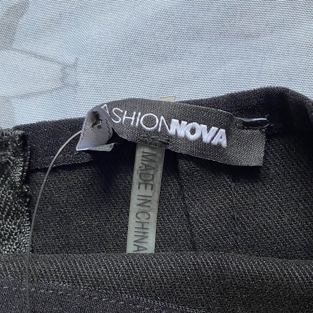 Fashion Nova Black Lace-Up Pencil Skirt - Picture 5 of 12